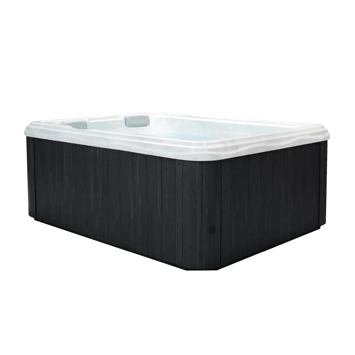 Garden Spas Cabinet Color Charcoal Black Minnspas – MinnSpas Apple Valley Minnesota