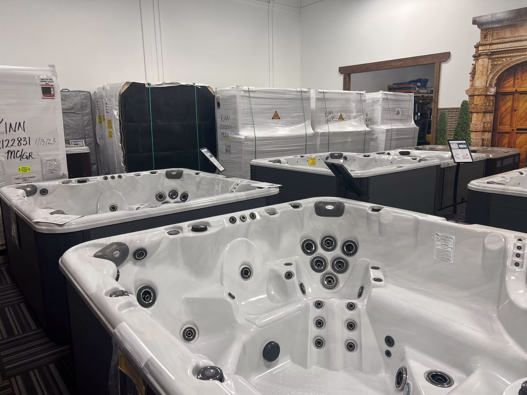 Premium hot tubs and spa selection