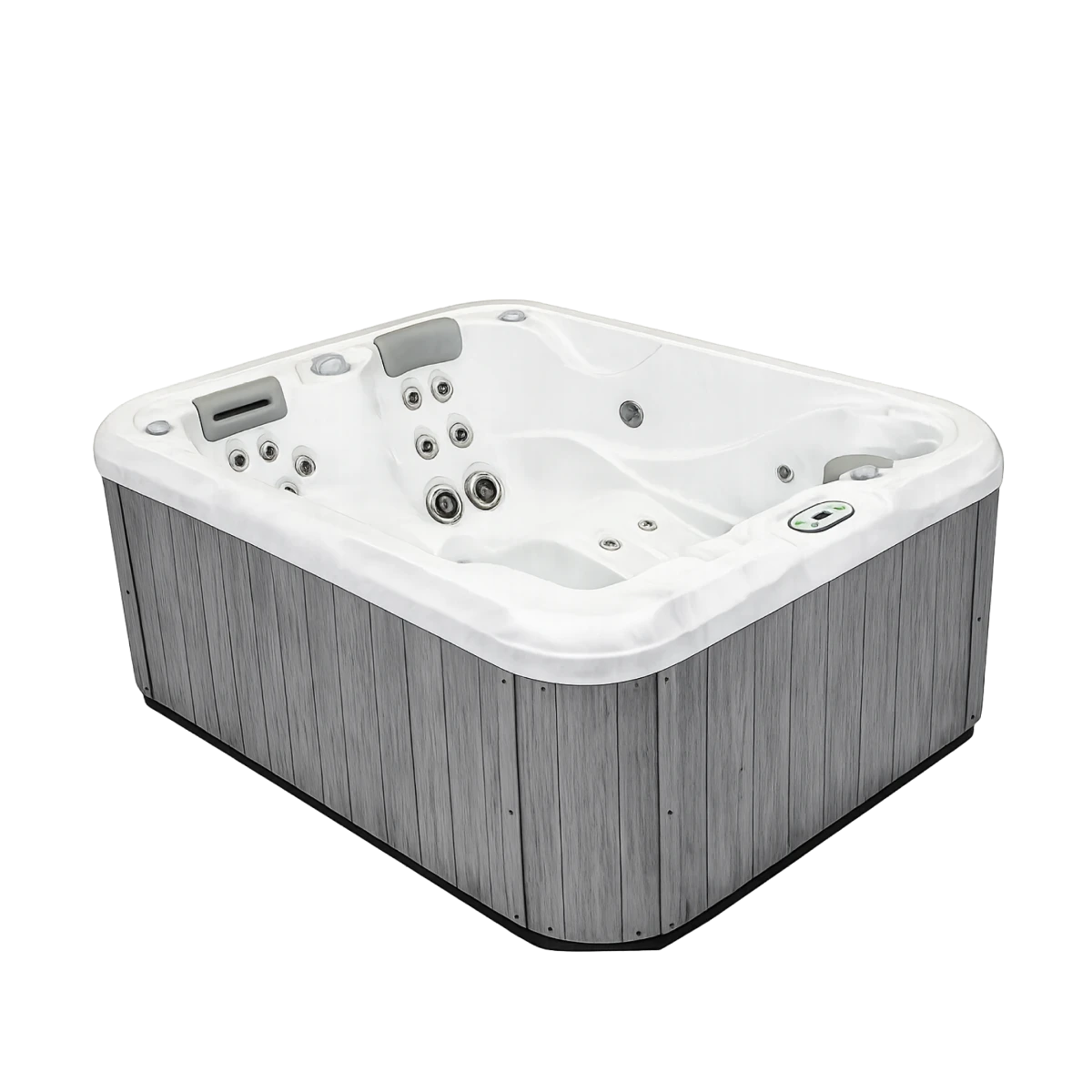 South Seas Spas Grey Cabinet Minnspas – MinnSpas Apple Valley Minnesota