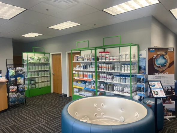 Minnspas Showroom Watercare Products – MinnSpas Apple Valley Minnesota