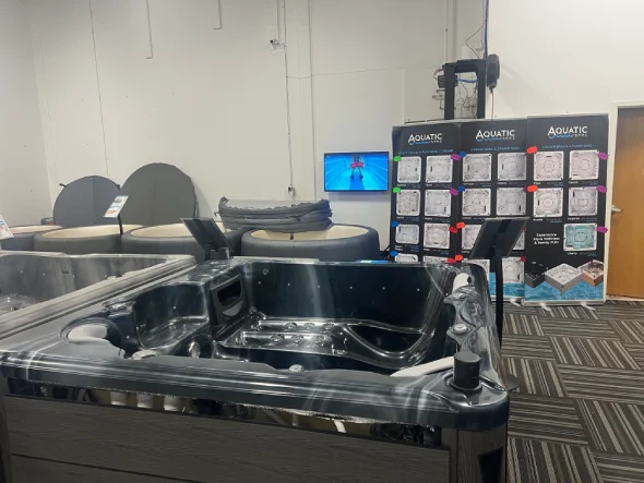 Showroom Aquatic Spas – MinnSpas Apple Valley Minnesota