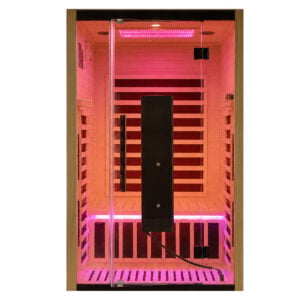 Icelandic Sauna Aura 620 premium infrared sauna with red light therapy